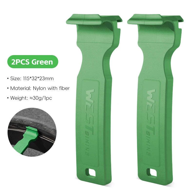WEST BIKING Double-Head Bicycle Tire Lever – Lightweight, Multi-Function Tool for MTB & Road Bike Repairs