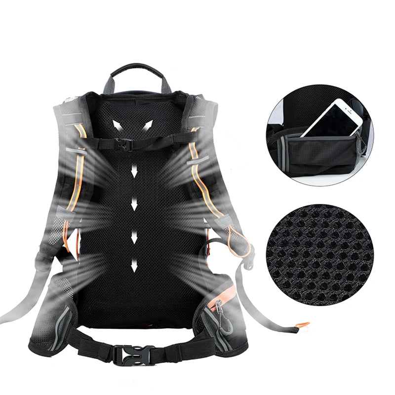 Clyine Ultralight Cycling Backpack – Waterproof, Reflective & Breathable Sports Bag for Outdoor Adventures