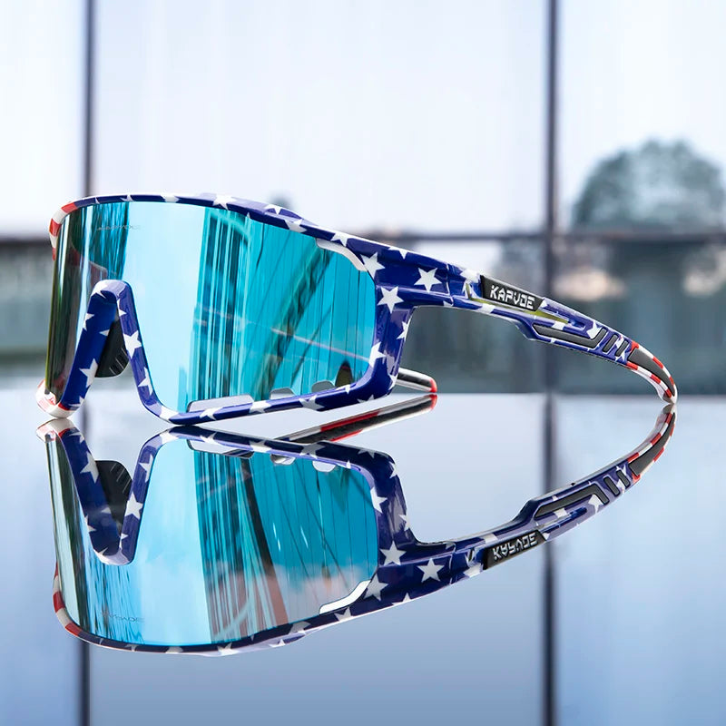 Kapvoe UV400 Cycling Sunglasses – Lightweight & Protective