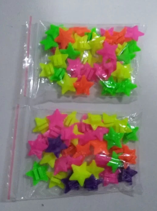 36 72PCS Bicycle Wheel Spoke Beads Colorful Clip On Decorations for Kids Bikes and Scooters
