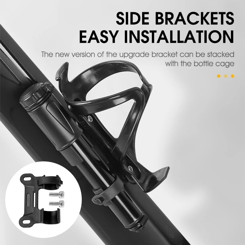 High-Pressure Mini Bike Pump – 100 PSI Portable Aluminum Pump for Schrader & Presta Valves