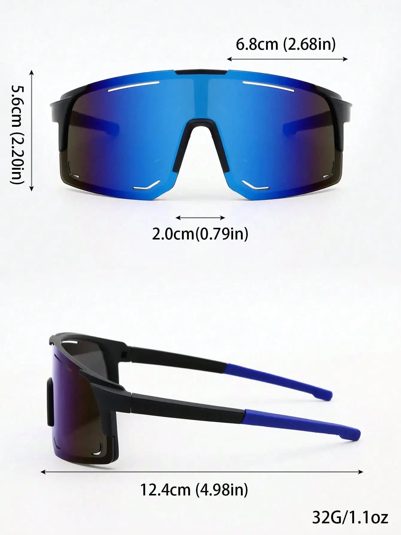 Polarized Cycling Sunglasses – UV Protection & Windproof Eyewear for Road Biking