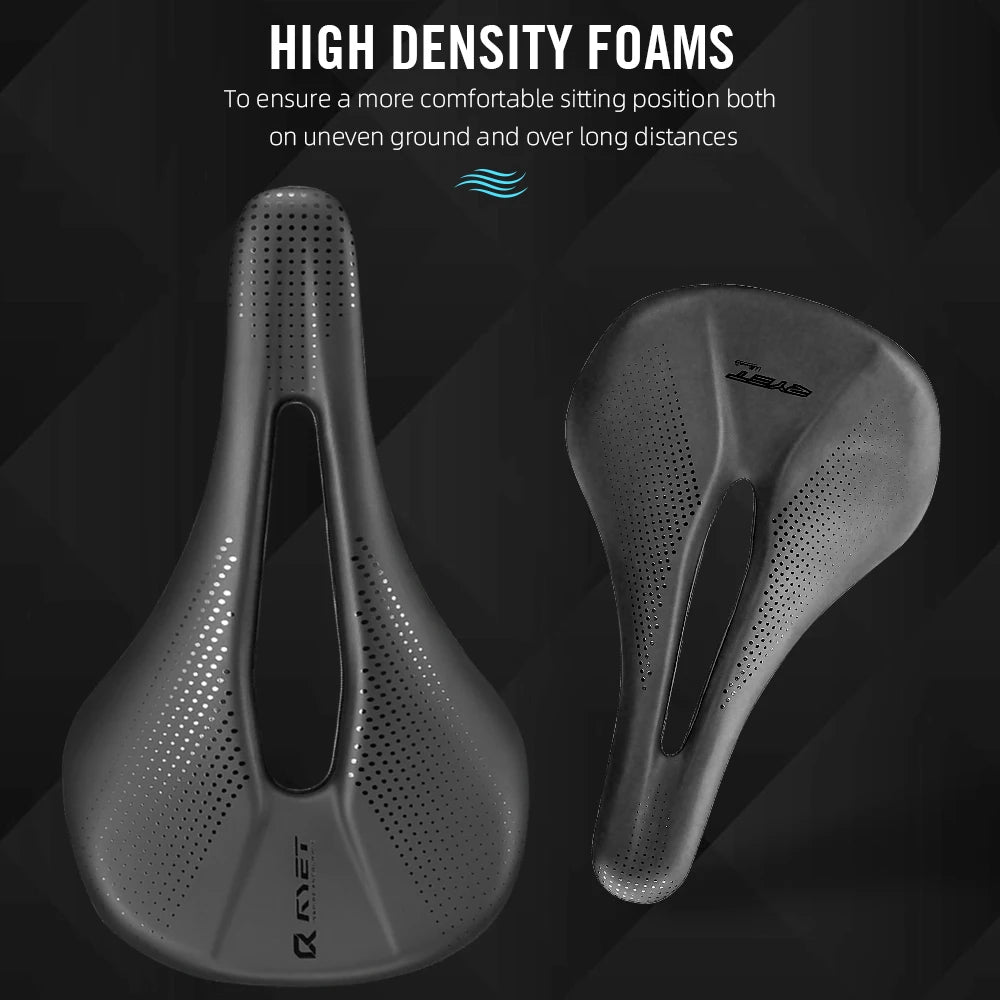 RYET X6P 3D Printed Carbon Bike Saddle – Ultra-Light Road & MTB Racing Seat