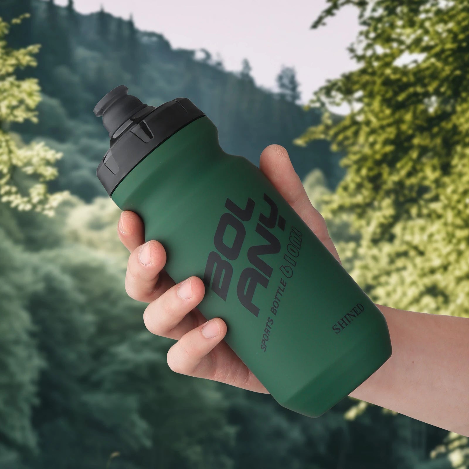 BOLANY 610ML Leak-Proof Bicycle Water Bottle – Squeeze & Hydrate On the Go!