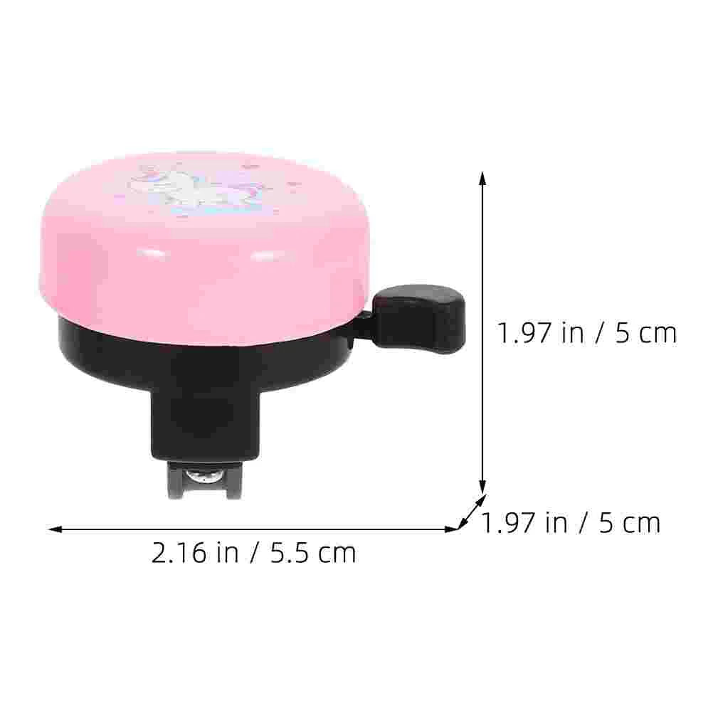 2 Pcs Bicycle Bell Cute Unicorn Design Loud Clear Sound for Bikes Scooters and Tricycles
