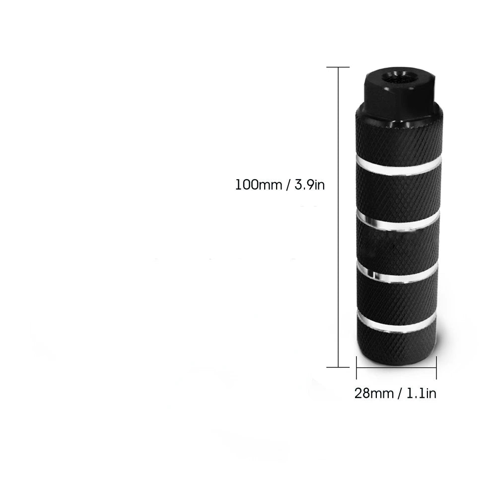 1PCS Alloy Foot Stunt Peg – Non-Slip Axle Footrest for MTB & BMX Bikes