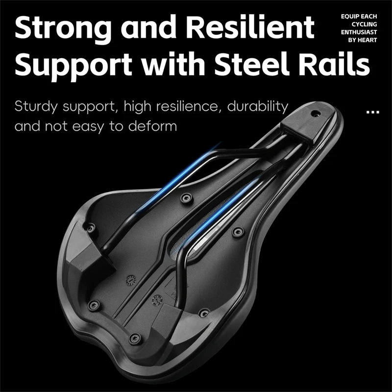 WEST BIKING MTB & Road Bike Saddle – Breathable, Non-Slip, Shock Absorbing & Comfortable Design