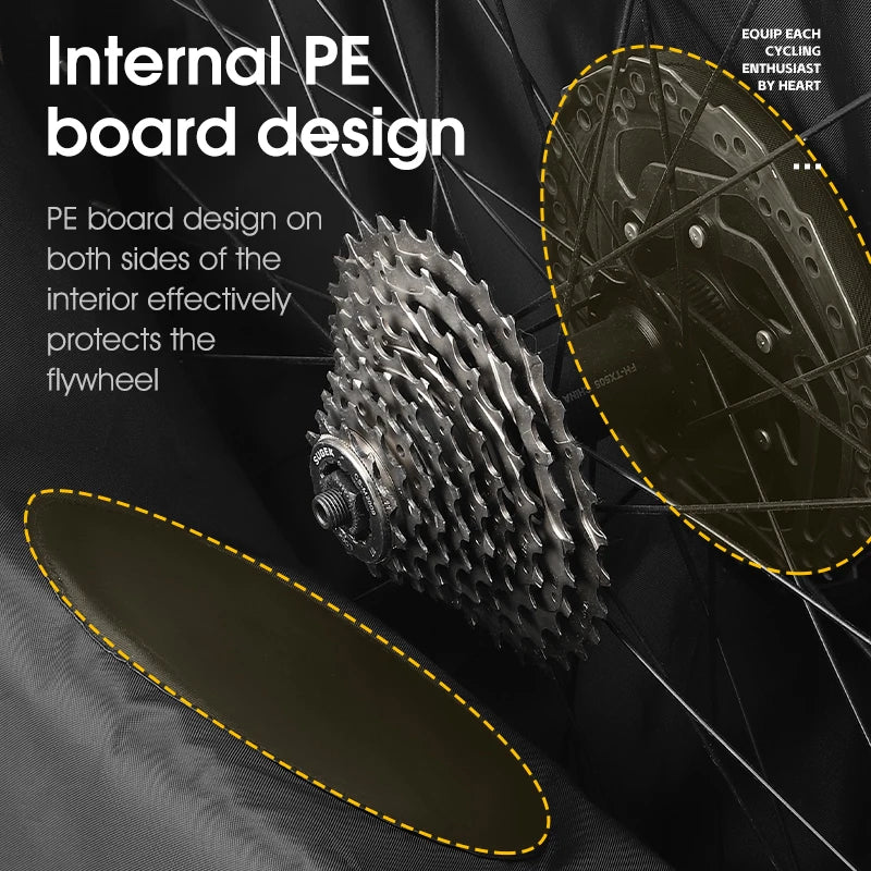 WEST BIKING Bicycle Wheelset Bag – Durable, Water-Resistant Carry Case for MTB & Road Bike Wheels