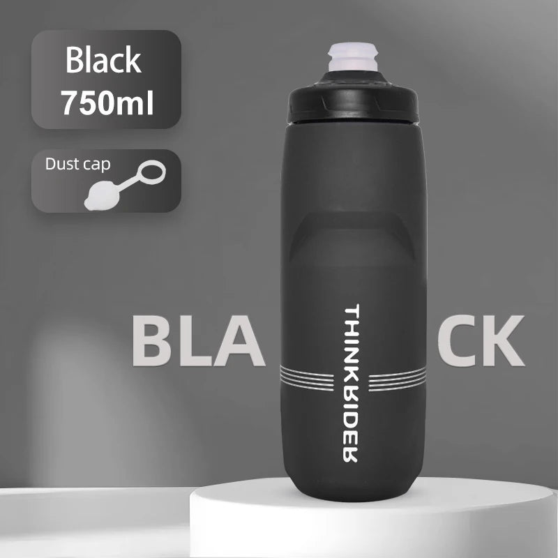 ThinkRider 750ML Leak-Proof Cycling Water Bottle – High Capacity & Quick Hydration