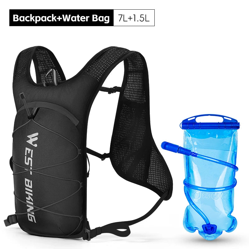 WEST BIKING Ultralight Cycling Backpack – 7L Hydration Bag for Outdoor Activities
