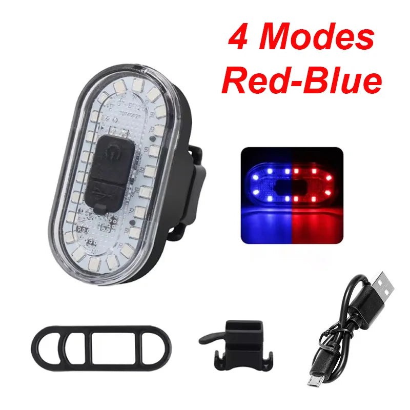 Bike Rear Light LED USB Rechargeable – Ultra-Bright Waterproof Taillight for MTB & Road Cycling