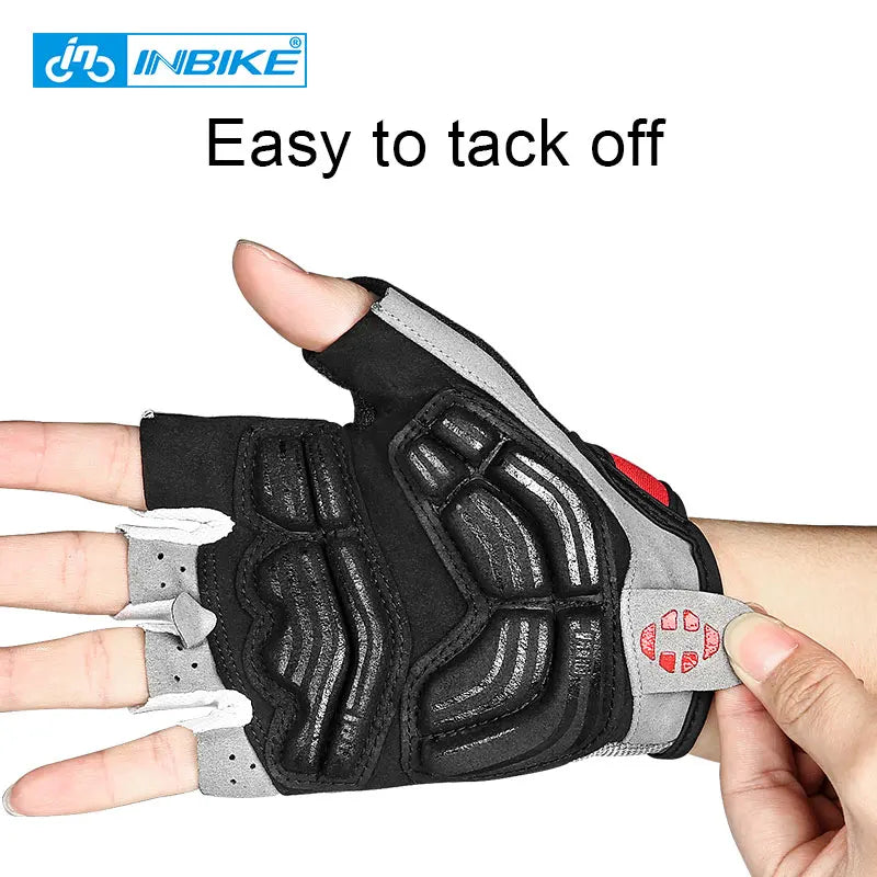 INBIKE Shockproof GEL Pad Half Finger Cycling Gloves – Ultimate Comfort & Protection