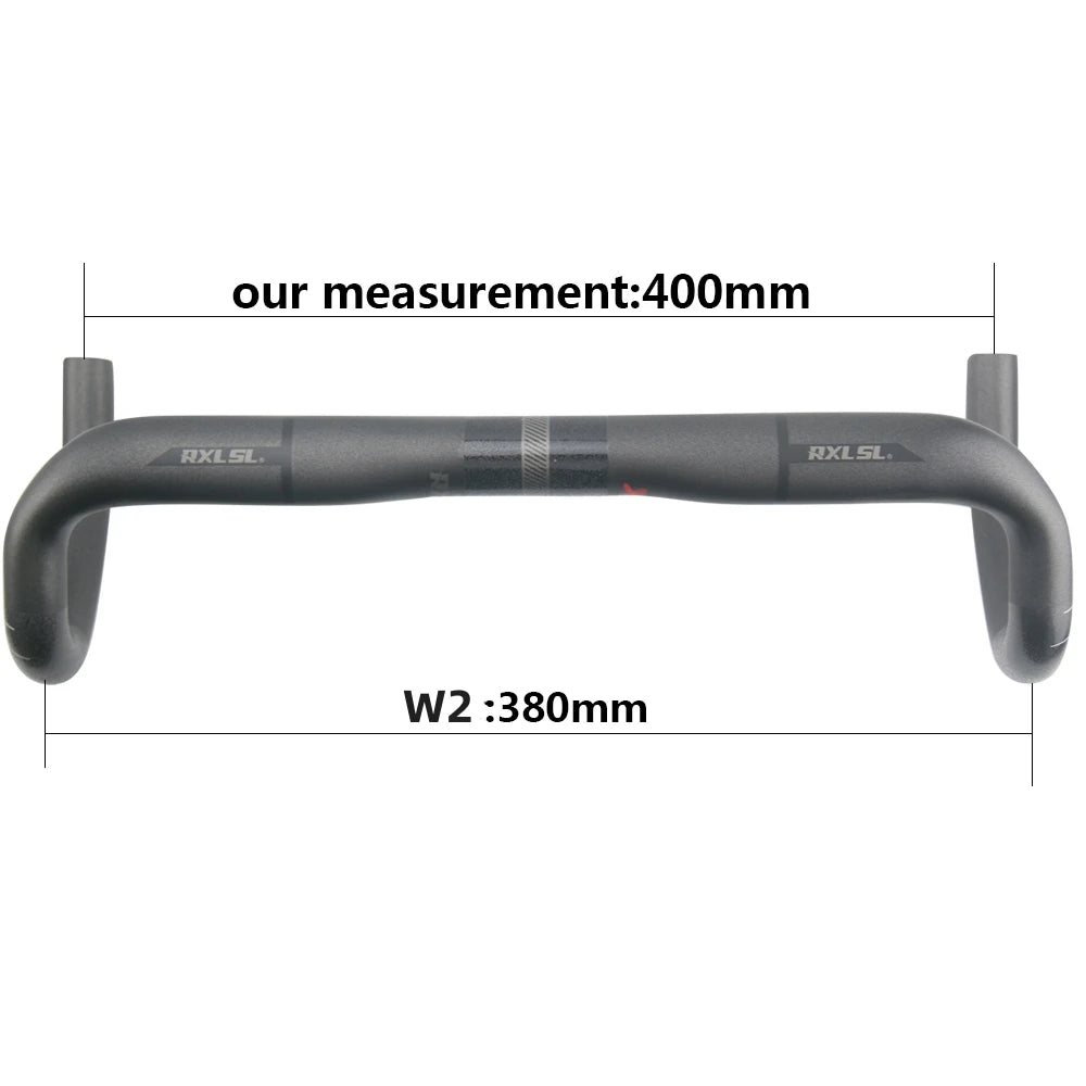RXL SL Carbon Drop Bar – Lightweight & Aerodynamic for Road Racing