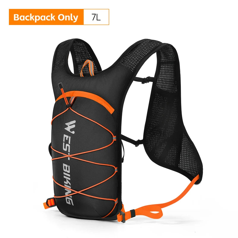 WEST BIKING Ultralight Cycling Backpack – 7L Hydration Bag for Outdoor Activities