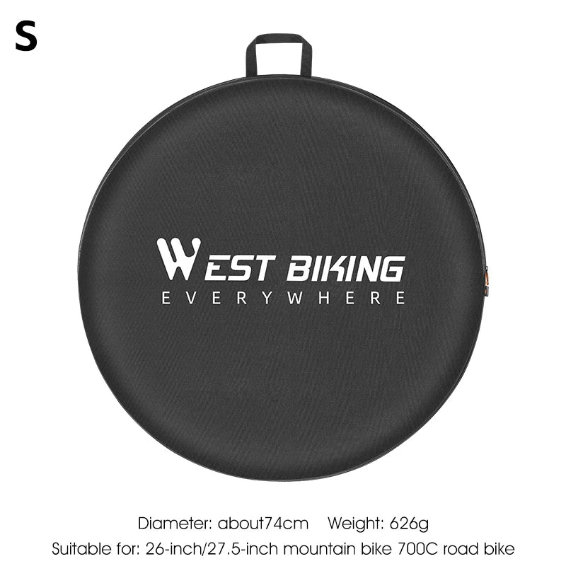 WEST BIKING Bicycle Wheelset Bag – Durable, Water-Resistant Carry Case for MTB & Road Bike Wheels