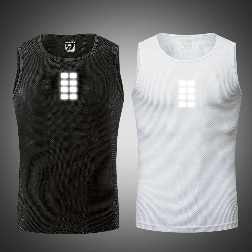 WOSAWE Sleeveless Cycling Base Layer – Breathable & Quick-Dry Undershirt