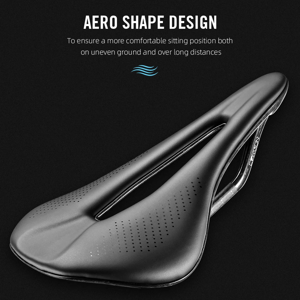 RYET Carbon 3D Printed Saddle – 145mm Ultralight 130g