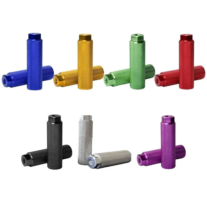 Alloy Bicycle Pedal Foot Peg – Non-Slip MTB Bike Axle Footrest for Front & Rear