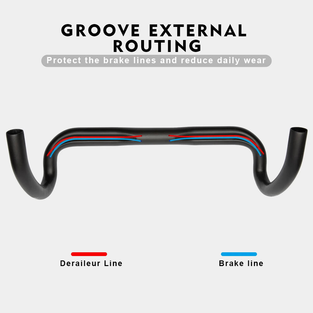 RXL SL Carbon Drop Bar – Lightweight & Aerodynamic for Road Racing