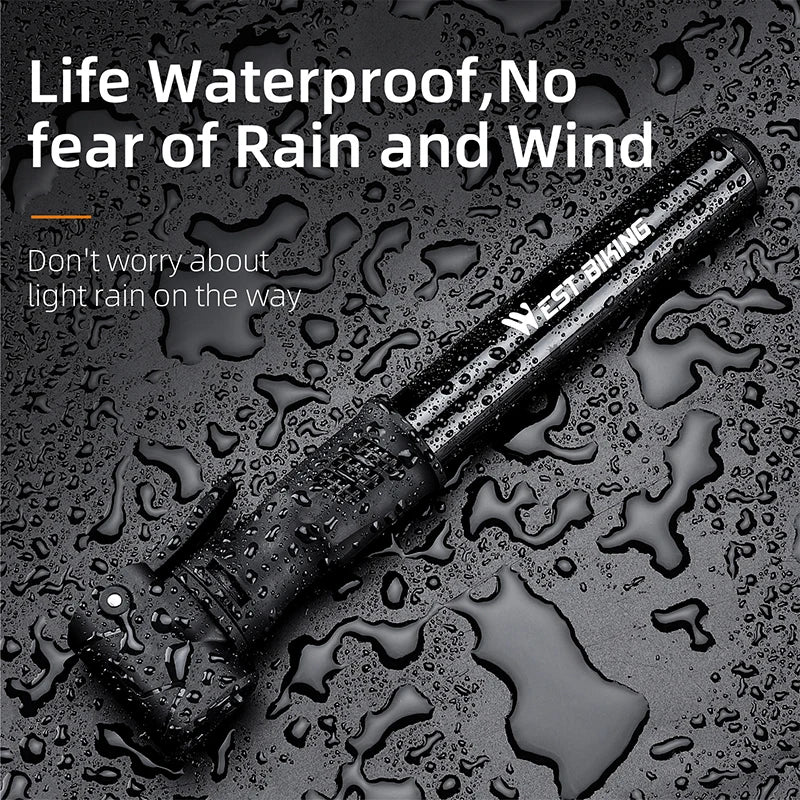 Portable Mini Bicycle Pump – High-Pressure, Lightweight & Universal Schrader/Presta Compatibility
