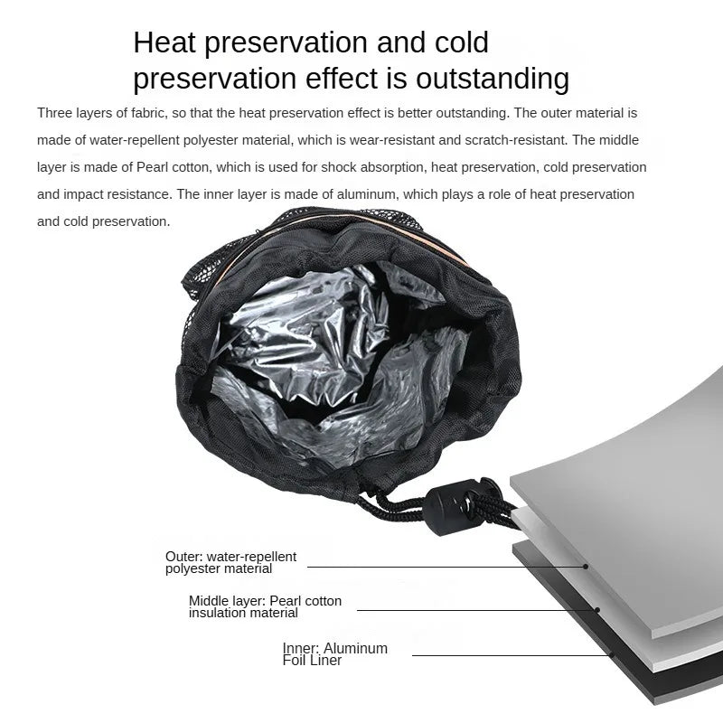 ESLNF Handlebar Bottle Holder – Thermal Cycling Water Bottle Carrier Bag