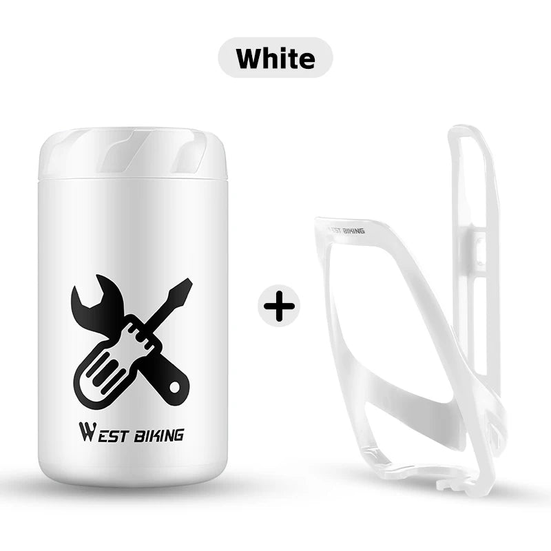 WEST BIKING Waterproof Bicycle Tool Capsule – Compact, Durable & Convenient Storage for Repair Kits