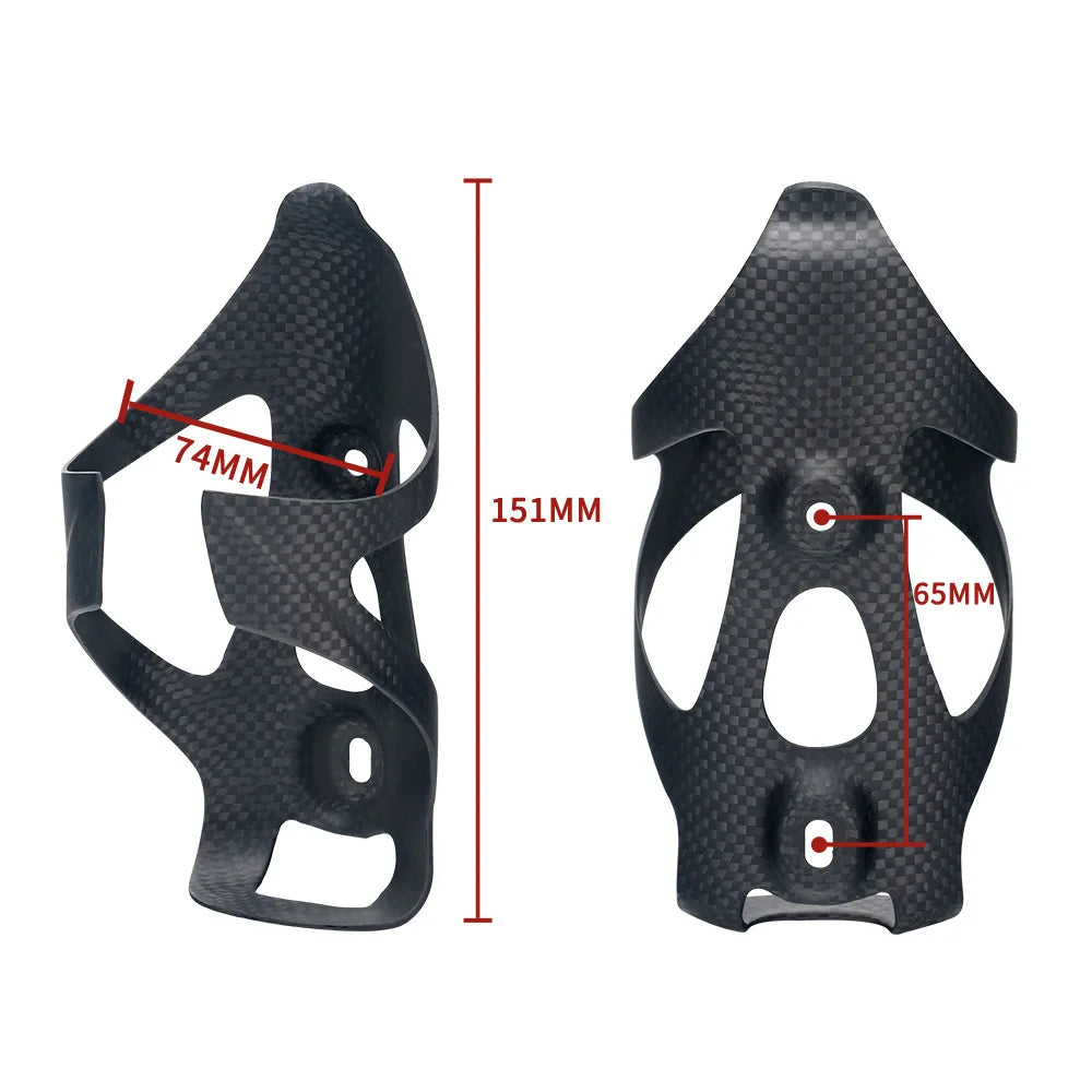 TOSEEK 3K Full Carbon Fiber Bicycle Water Bottle Cage – Ultralight & Durable