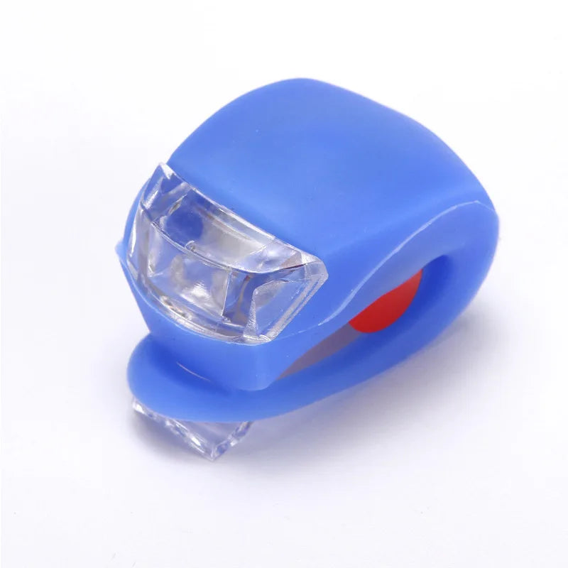 Silicone LED Bike Headlight – Waterproof, Long-Lasting & Multi-Mode Flashing for Night Cycling