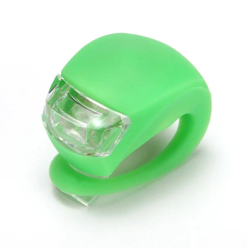 Silicone LED Bike Headlight – Waterproof, Long-Lasting & Multi-Mode Flashing for Night Cycling
