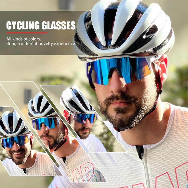 Kapvoe Polarized Cycling Sunglasses – UV400 Protection for Outdoor Sports