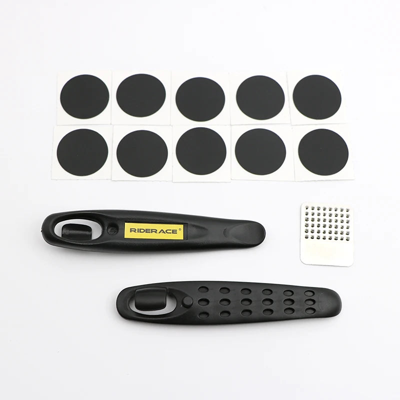 Bicycle Glueless Chip Patches Kit – Quick & Easy Tire Repair for MTB & Road Bikes