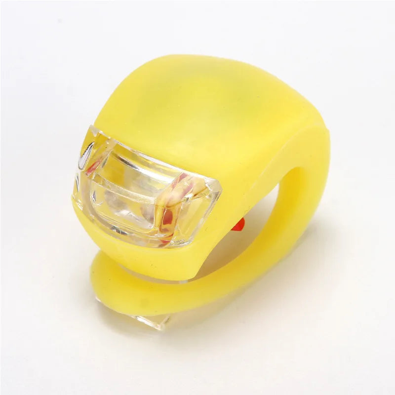 Silicone LED Bike Headlight – Waterproof, Long-Lasting & Multi-Mode Flashing for Night Cycling