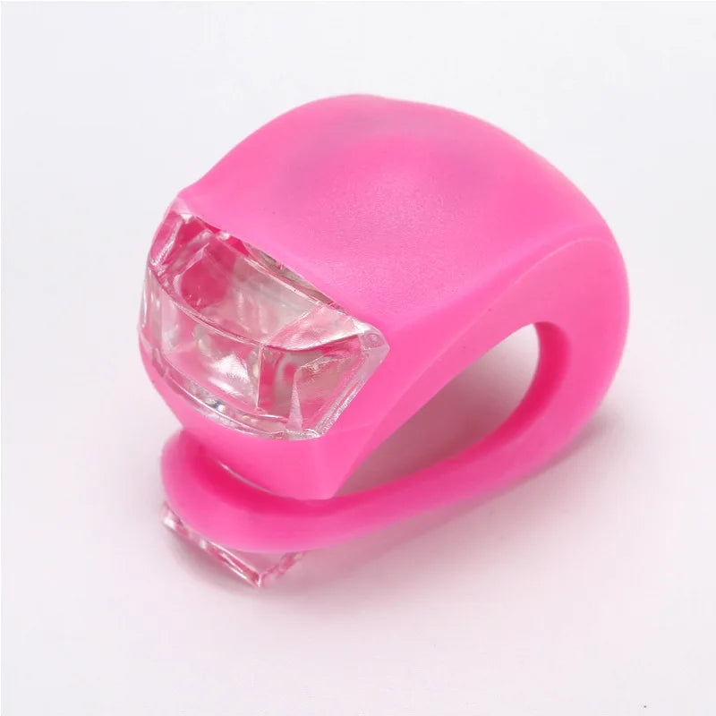 Silicone LED Bike Headlight – Waterproof, Long-Lasting & Multi-Mode Flashing for Night Cycling