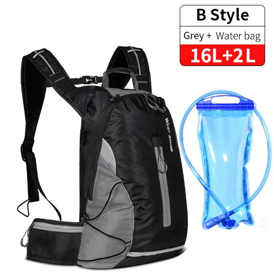WEST BIKING Lightweight Cycling Backpack – 10L/15L Water-Resistant, Breathable & Multi-Purpose for Outdoor Sports