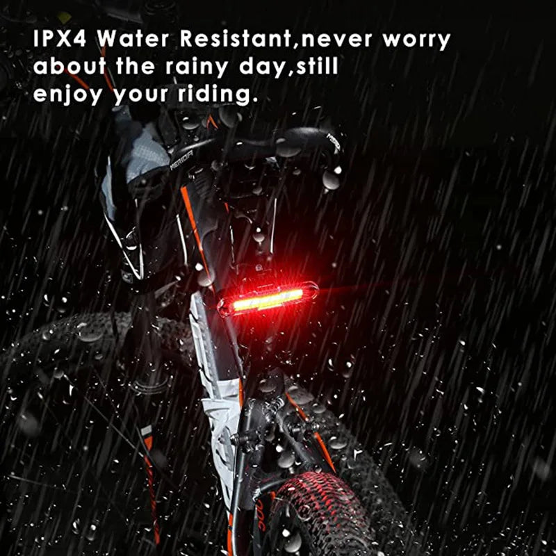Ultra Bright USB Rechargeable Bike Tail Light – 5-Mode LED Rear Light for Cycling Safety