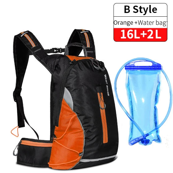 WEST BIKING Lightweight Cycling Backpack – 10L/15L Water-Resistant, Breathable & Multi-Purpose for Outdoor Sports