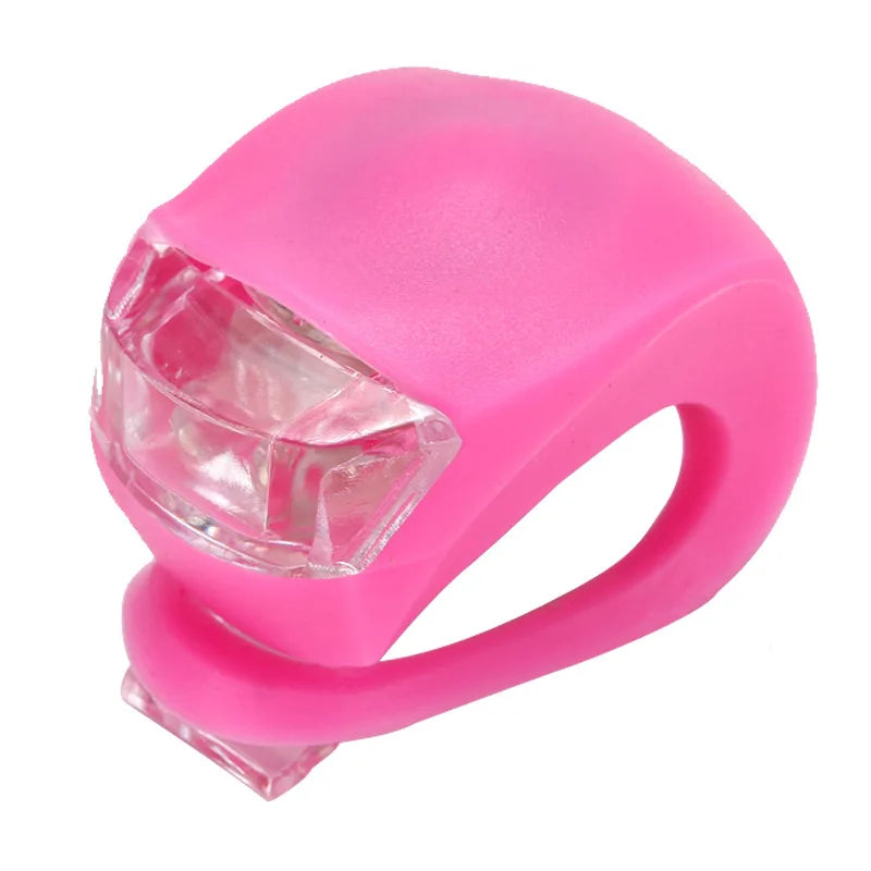 Silicone LED Bike Headlight – Waterproof, Long-Lasting & Multi-Mode Flashing for Night Cycling