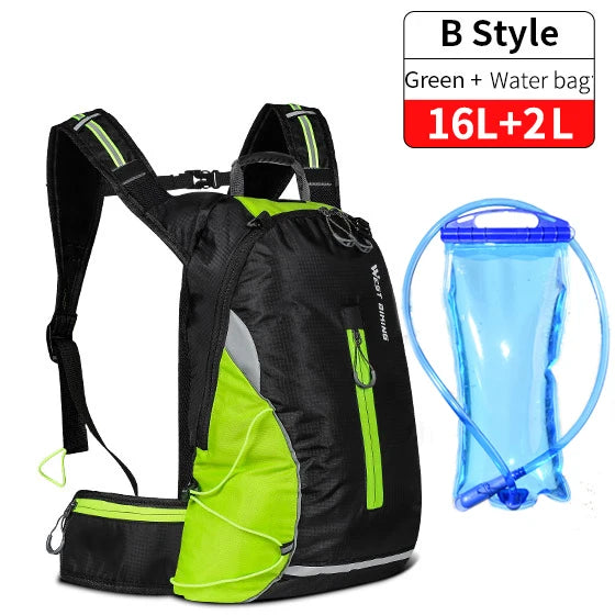WEST BIKING Lightweight Cycling Backpack – 10L/15L Water-Resistant, Breathable & Multi-Purpose for Outdoor Sports
