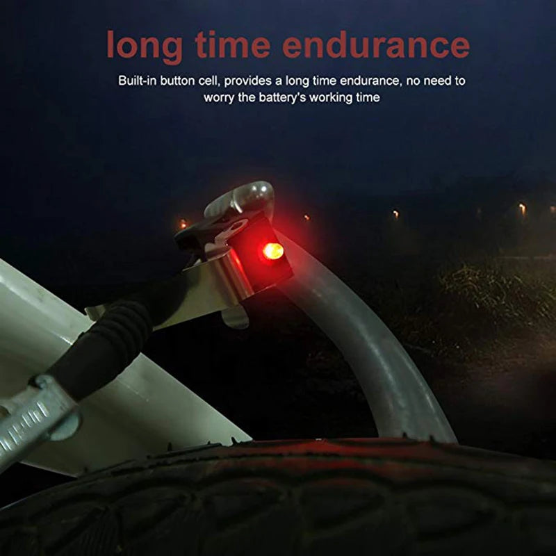 Waterproof Mini Brake Bike Light – Rear LED Taillight for Bicycle Safety