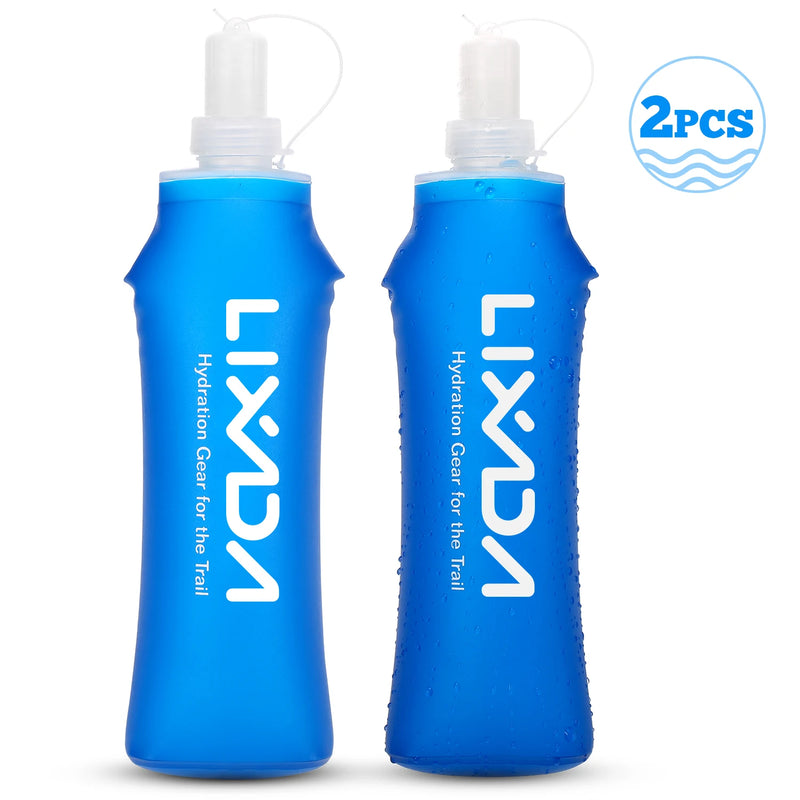 Lixada Soft Flask Water Bottle – Foldable, Leakproof, & BPA-Free