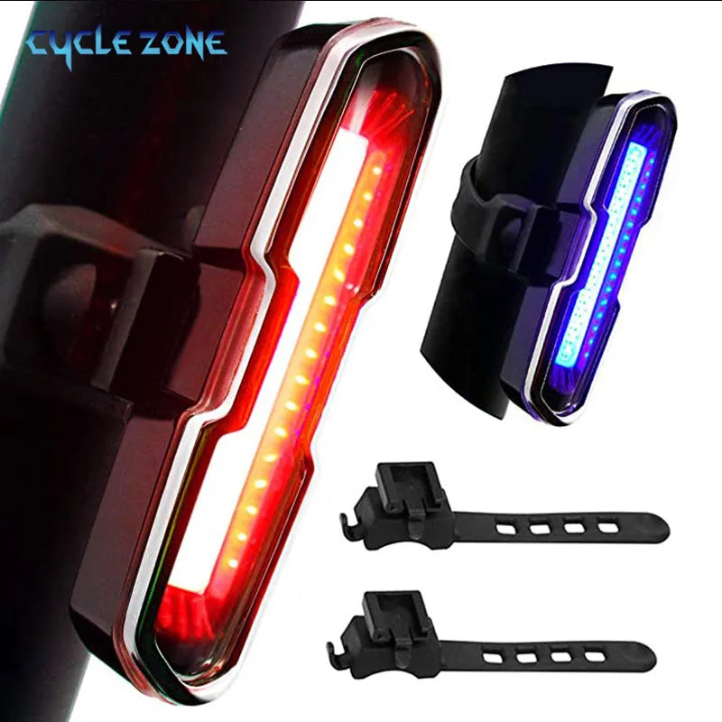 Ultra Bright USB Rechargeable Bike Tail Light – 5-Mode LED Rear Light for Cycling Safety