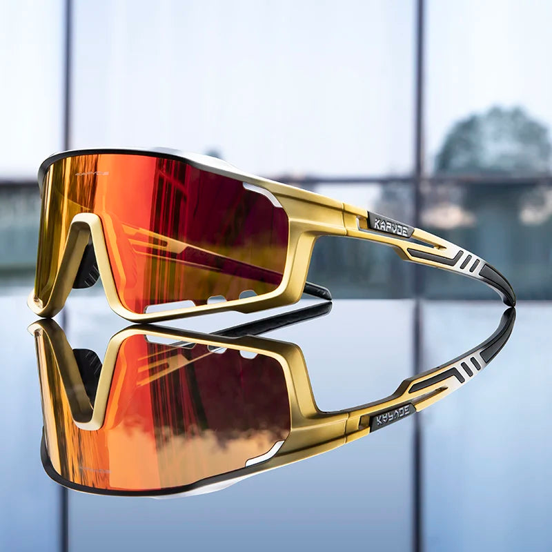 Kapvoe UV400 Cycling Sunglasses – Lightweight & Protective