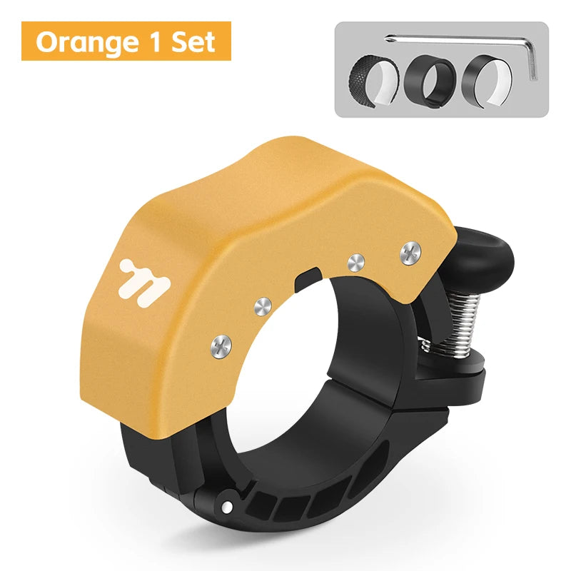 WEST BIKING MTB Road Bike Mini Bell – Loud, Clear Ringtone for 22.2-31.8mm Handlebars