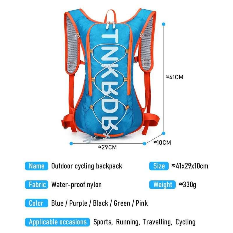 ThinkRider 12L Cycling Backpack – Waterproof & Lightweight