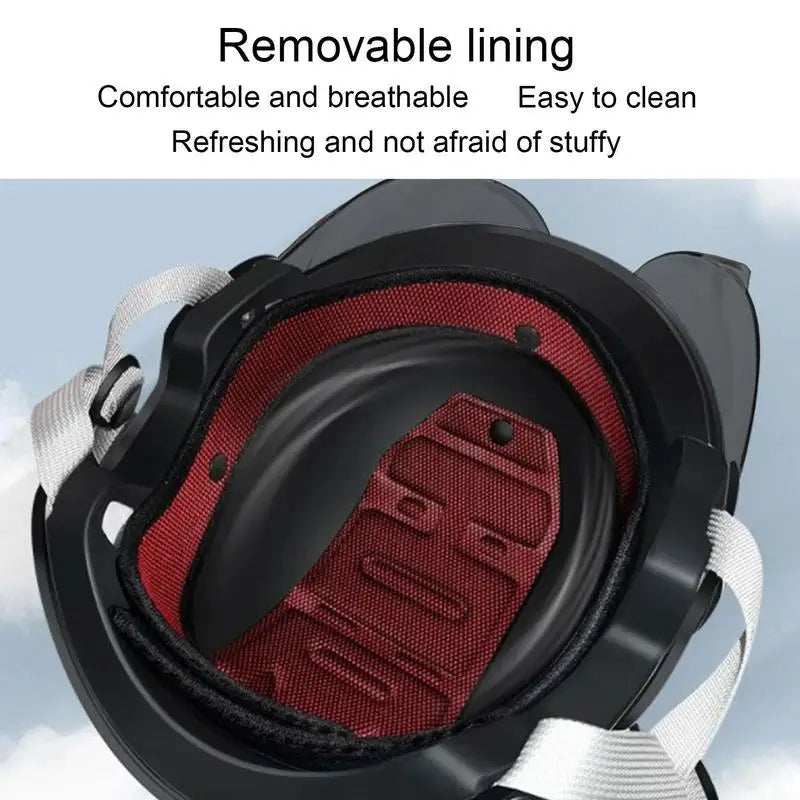 Ultra-Light ABS Cycling & Motorcycle Helmet – Shockproof, Breathable & Adjustable Fit for Safe Riding
