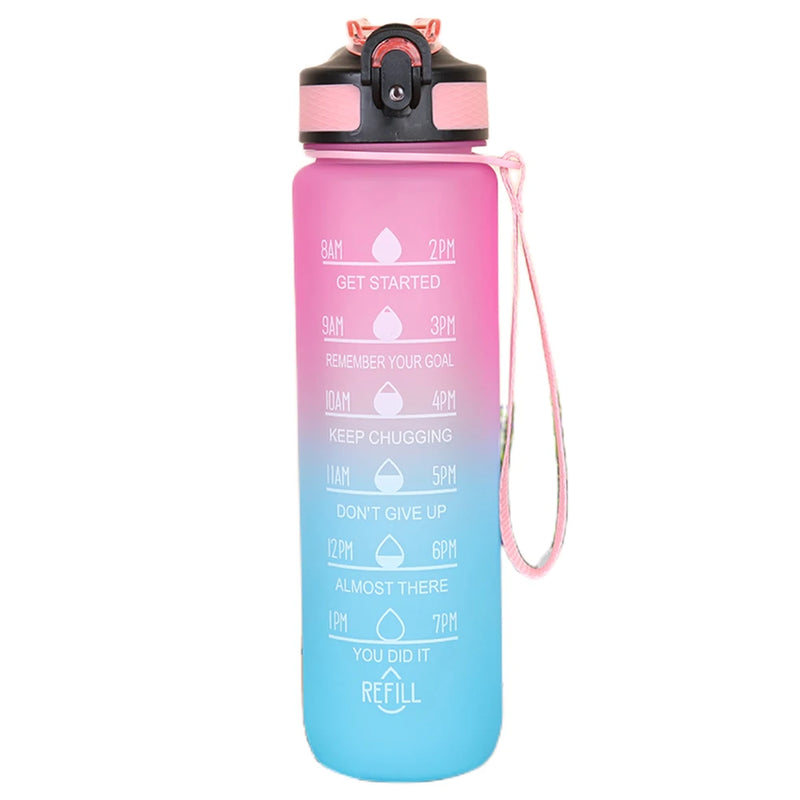 1L Portable Sport Water Bottle – Leakproof & Stylish for Outdoor Fitness & Travel