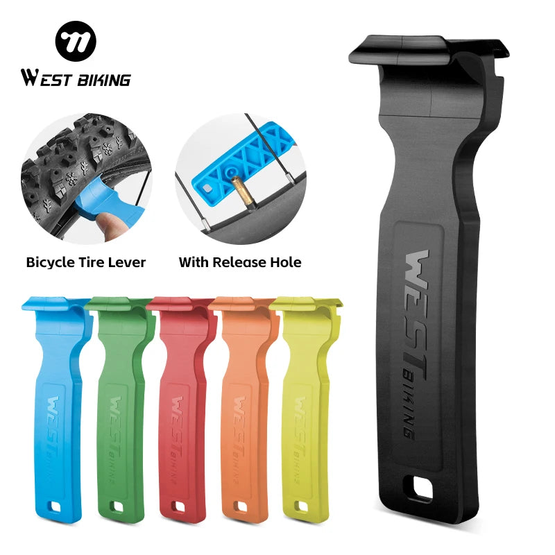WEST BIKING Double-Head Bicycle Tire Lever – Lightweight, Multi-Function Tool for MTB & Road Bike Repairs