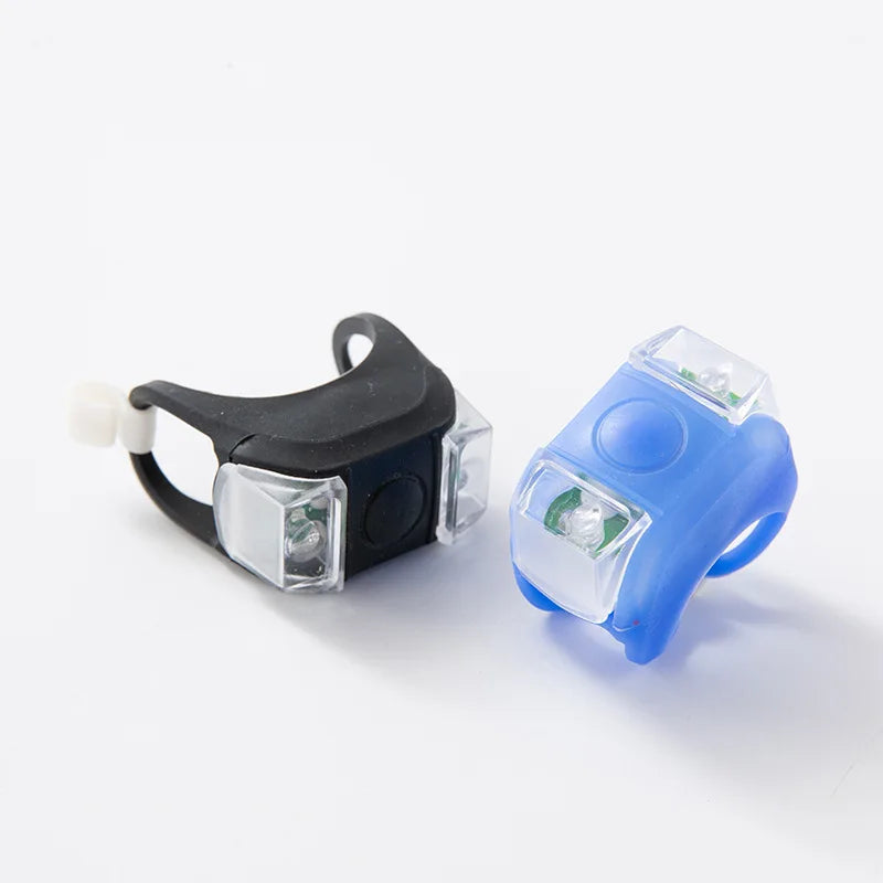 Bike Bicycle Light – 6th Generation Frog Light, AG10 Battery, Waterproof Silicone LED Warning Light