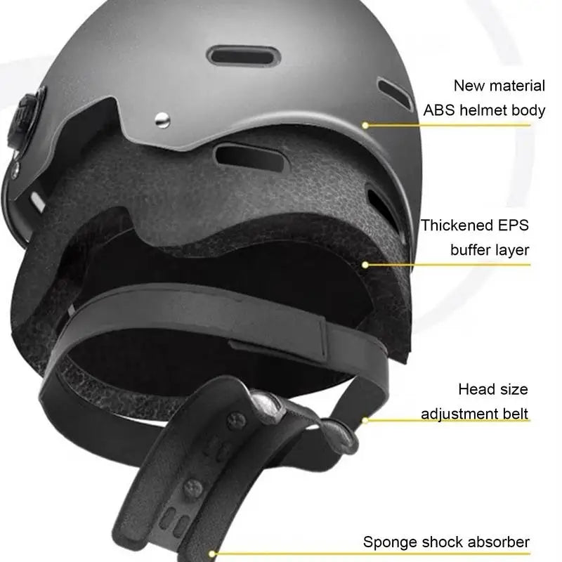 Ultra-Light ABS Cycling & Motorcycle Helmet – Shockproof, Breathable & Adjustable Fit for Safe Riding
