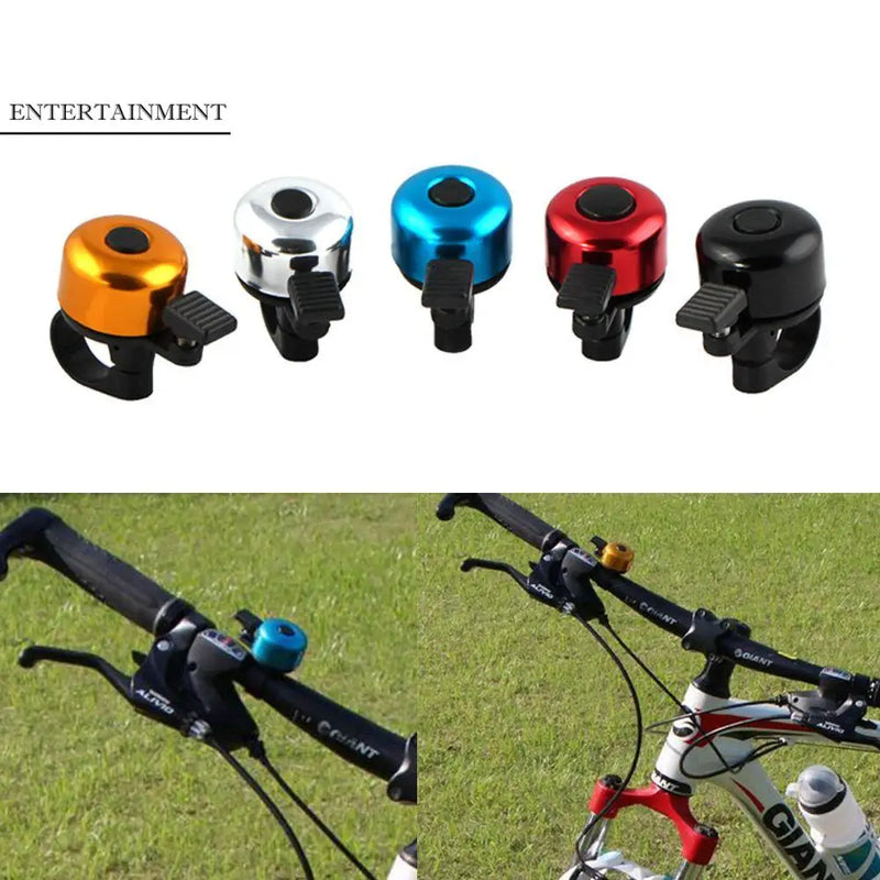NoEnName_Null Mini Bicycle Bell – Compact, Loud Handlebar Warning Horn for Cycling Safety